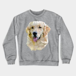 Golden Retriever (Low Poly) Crewneck Sweatshirt